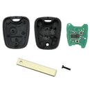 2 Buttons Remote Key 434Mhz For PEUGEOT 307 For Citroen 73373067C PCF7961 C M5Y6