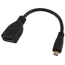 Micro HDMI Male D to HDMI Female A Jack Adapter Cable Convertor Nice 1080P