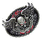 Men Western Cowboy Skeleton Head Belt Buckle Belt Buckle New 3.5 X 2.6in
