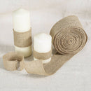 10m Burlap Ribbon Table Runner Rustic Wedding Decoration S3F4