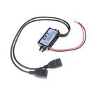 DC-DC 12V to 5V Mini A type USB Dual Converter Step Down Power Module    FE S Dz