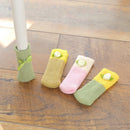 4Pcs Chair Leg Socks Cloth Floor Protection Knitting Wool Socks Anti-Slip T O3A1