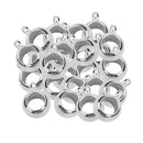 200 Pendant Clasps Connectors Bail Beads DIY European Charm Bracelet Jewelry