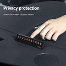 Car Temporary Parking Phone Number Card Non-slip Flip Type Auto Park Stop Plate