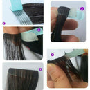 60 Pieces Tabs Super Double Sided Tape Wigs Hair Extension Weft Tape Thin