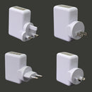 Compact DC 5V 2.1A 4 Ports USB Home Travel Wall Charger AC Adapter 4 Plugs Hot