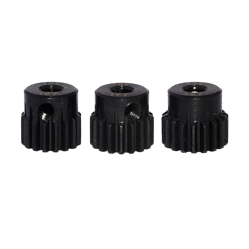 3pcs Gears Motor Gears Without Brush Steel [16T 17T 18T] 48DP RC Car