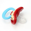 Red Lips Baby Funny Dummy Pacifier Novelty Teeth Children Soother Feeding  APY