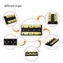 5 Pieces Marine Boat 4 Gang Duel Buss Bar Block 8 Terminal 32V60A Brass