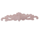 30*7cm Wood Carved Corner Onlay Applique Decor Furniture Craft Unpainted De
