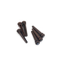 Acoustic Guitar Replacement Set Ebony Bridge End Pins Bone Saddle & Nut and