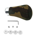 Camouflage Car Shifter Gear Stick Knob Head Manual Automatic 4 Plastic Adap