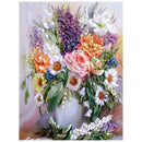 DIY Diamond Flowers Diamond Painting Cross Stitch Full Round Drill Decorati