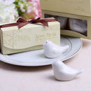 2x Ceramic Love Birds Salt & Pepper Shakers Wedding Bridal Shower Party ME
