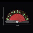 Car Parking Card Concealed Temporary Car Stop Sign Number Parking Card S IUL