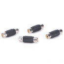 10x RCA Female to Female Coupler Plug Audio Video AV Cable Adaptor RCA Joiner TO