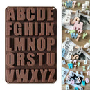 Silicone Chocolate Mold Letters Fondant Biscuit Decorating Tools Bakeware