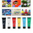 6 Colors Tube Acrylic Paint Set Pigment Art Painting