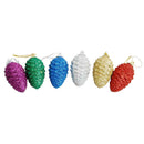 Shiny Glitter Pinecone Hanging Home Xmas Party Ornament Decor Christmas