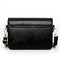 Women Crossbody Bags Leather Fashion Solid Small Shoulder Handbag (Black)