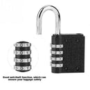 4 Dial Digit Zinc Alloy Security Padlock Outdoor Heavy Locks Combination sh B9G9