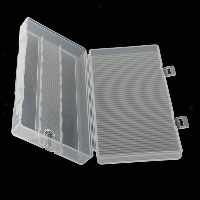 Plastic Battery Case Holder Storage Box Cover For 18650 Battery