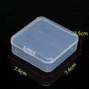 1x Small Plastic Clear Transparent Container Case Storage Box Organizer Tool