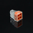 100xPCT-104 Push Wire Wiring Cable Connector 4 Pin Conductor Terminal Block fdg