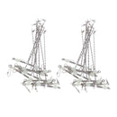 20pcs 3 way T Shape Fishing Accessories Luminous Beads Fishing Equipments