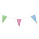 Multicolor Polyester Bunting Banner Double Sided Indoor/ Outdoor Party