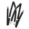 Men X Back Suspender Adjustable Strap Non-slip 4 Clips Trousers Pants Braces