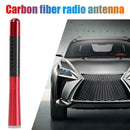 12cm Universal Car Styling Roof Antenna Carbon Fiber Screw Metal Short Stubby