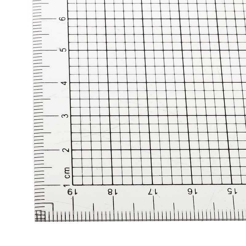 Acrylic Ruler Graph Scale Grid Ruler for Drawing Coordinate Science Supplies