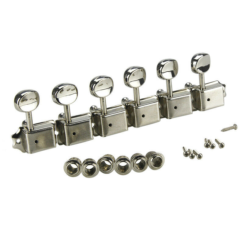 Guitar Machine Heads Tuners Chrome Locking String Tuning Key Pegs Tuners Se