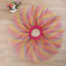 Baby Girl Rainbow Tutu Skirt Kids 3 Layers Tulle Skirt Dancewear Cake Skirt