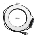 6"16cm LED Ring Light + Bracket  Dimmable 5500K Lamp Camera Phone LiveME
