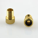 2 Pieces Car Bicycle Motorcycle Presta to Schrader Brass Tube Valve Adaptors