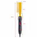 Heating High Heat  Hot Comb Portable Flat Brush for Afro Hair AU Golden