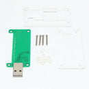 Raspberry Pi Zero W USB-A Addon Board With Clear Acrylic Protective Case, Can be