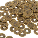 Set of 100 Chinese Lucky Coins Birthday Gifts Office Decor Kangxi Copper