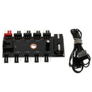 Multi-in-one Board 4Pin Spliter HUB Extended Fan HUB,1 to 10Way Hub Splitter