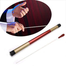 Music Orchestra  Red Sandalwood Handle Conductor  With Tube Sleeve