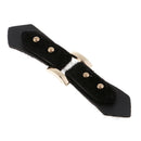 1 Pair Fashion Leather Toggle Buttons Trench Duffle Coat Jacket Fasteners