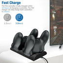 For PS4 Controller Dual USB Charger Dock Station Charging Stand w/LED Indicators