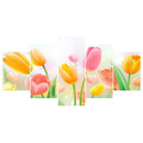 5pcs Tulip 5D DIY Full Drill Diamond Painting Embroidery Mosaic Kits Wall Art