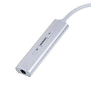 Type-C Sound Card External Converter USB C Audio Adapter with 3.5mm for PC