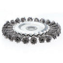 2 x Durable Twist Knot Wire Wheel Brush Fits for Grinding/Dusting/Polishing