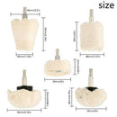 5 PCS Buffing Pad Polishing Mop Car Wheel Buffer Polisher Kit Drill Attachment