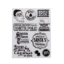 Christmas Santa Transparent Silicone Clear Stamp Scrapbook Emboss Album Decor FT