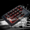 RGB Backlit USB Wired Keyboard Waterproof Number Keypad Mini Digital Keys n